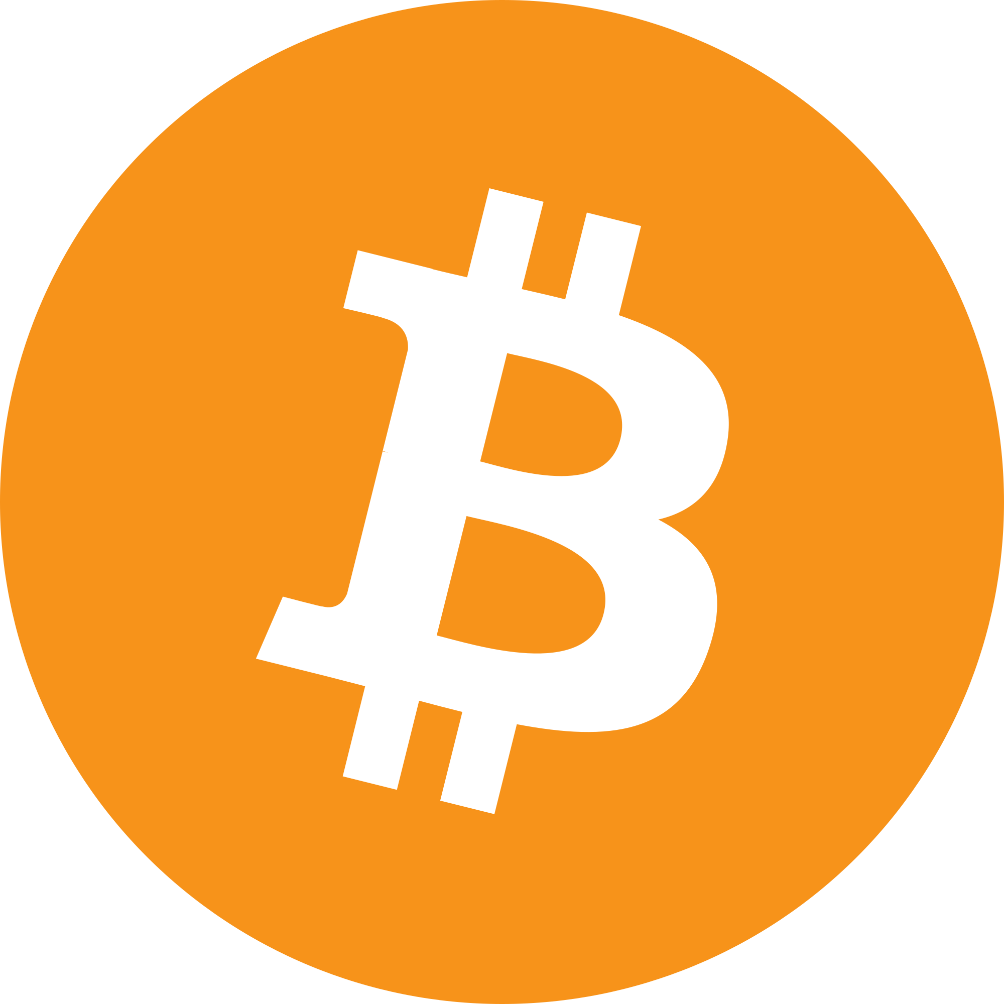 Bitcoin Logo for cryptocurrency donation